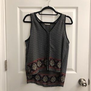 Lush Sleeveless Blouse